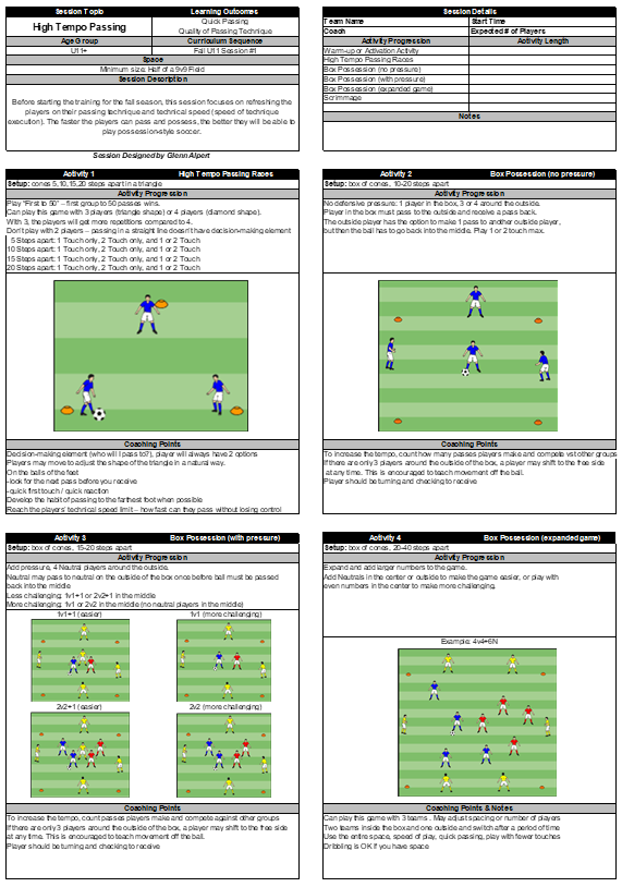Coaching U11-U12 Youth Soccer - 9v9 Training Curriculum