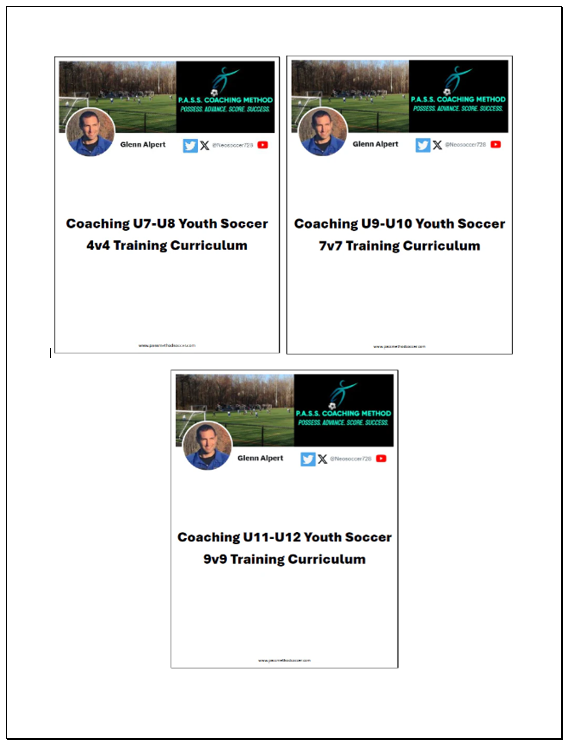 Coaching U7-U12 Youth Soccer Curriculum Bundle $120.00