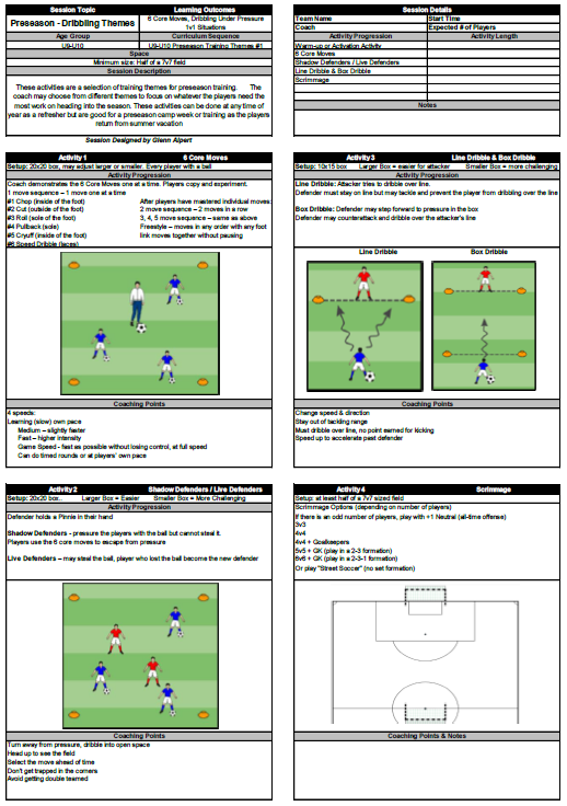 Coaching U9-U10 Youth Soccer - 7v7 Training Curriculum